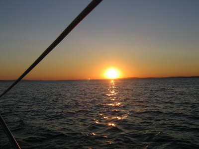 Sonnenuntergang Bodensee 1